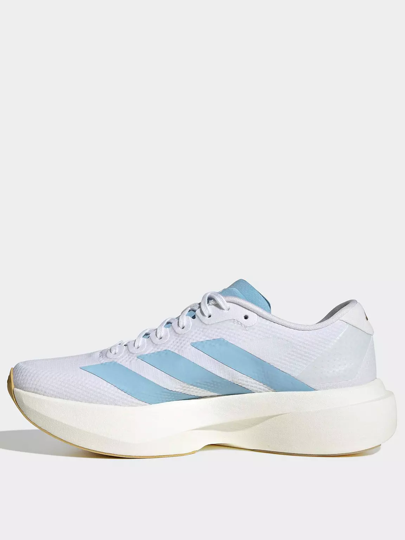 Adidas Adizero EVO SL Woven Women's Road Running Shoe in White-3